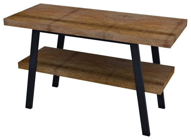 AVICE blat 100x39 cm, Old Wood - Brązowy