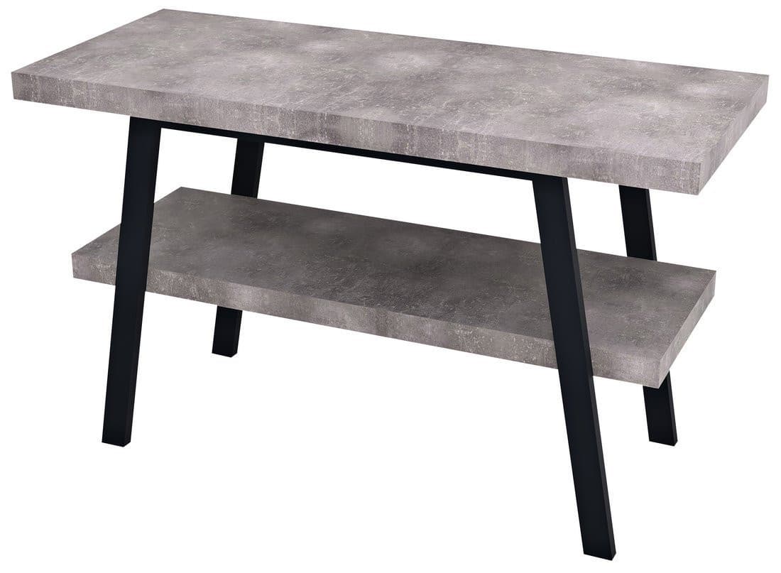 AVICE blat 120x39 cm, Cement, dolny do konsoli TWIGA