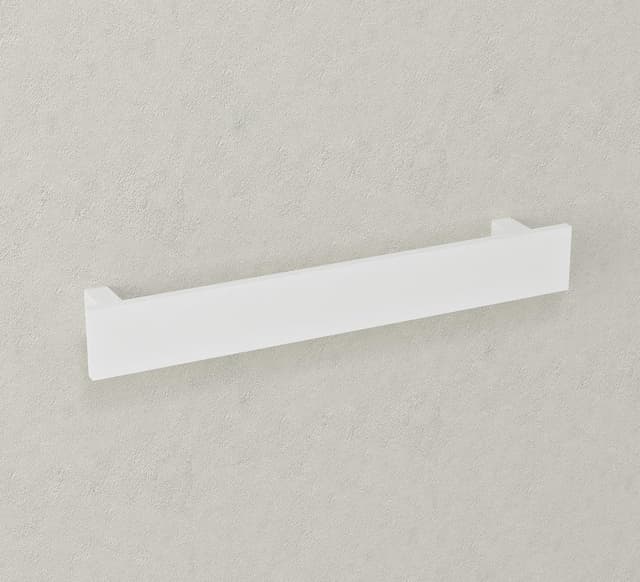 PATRON wieszak na ręczniki jedno ramię, kanciaste, 450x60mm, biały