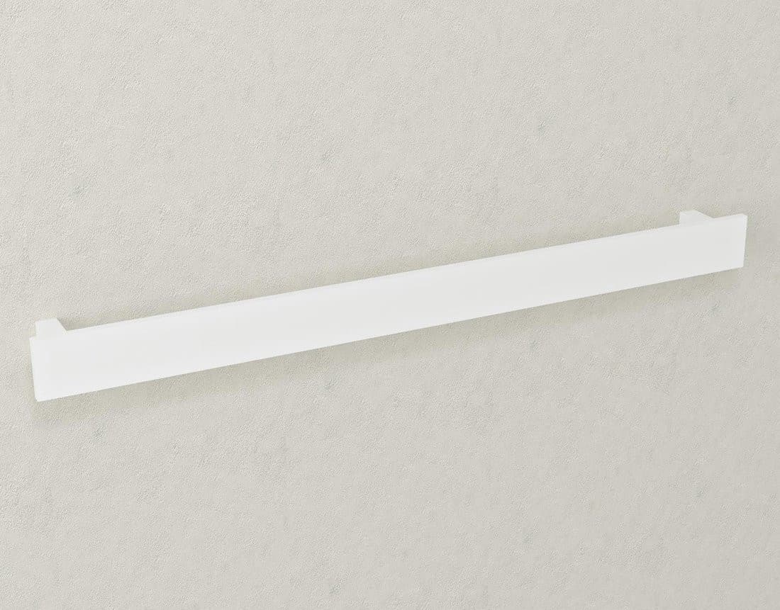 PATRON wieszak na ręczniki, kanciaste 800x60mm, biały