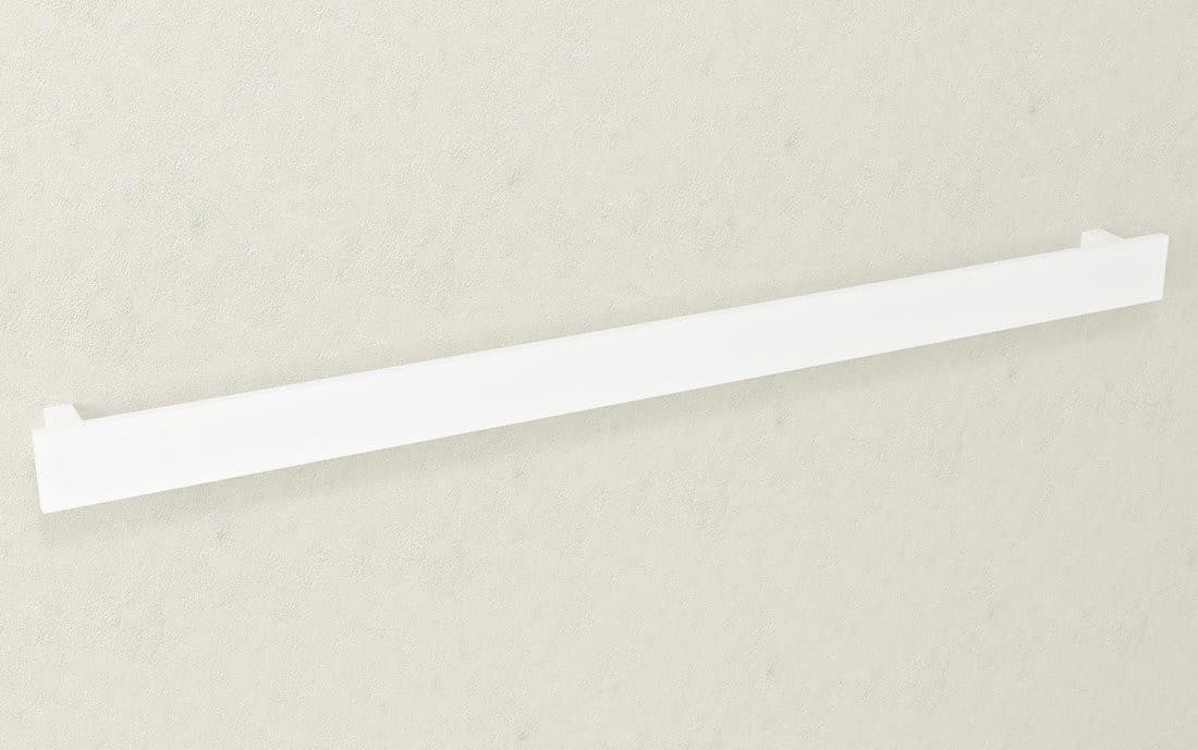 PATRON wieszak na ręczniki, kanciaste 1000x60 mm, biały