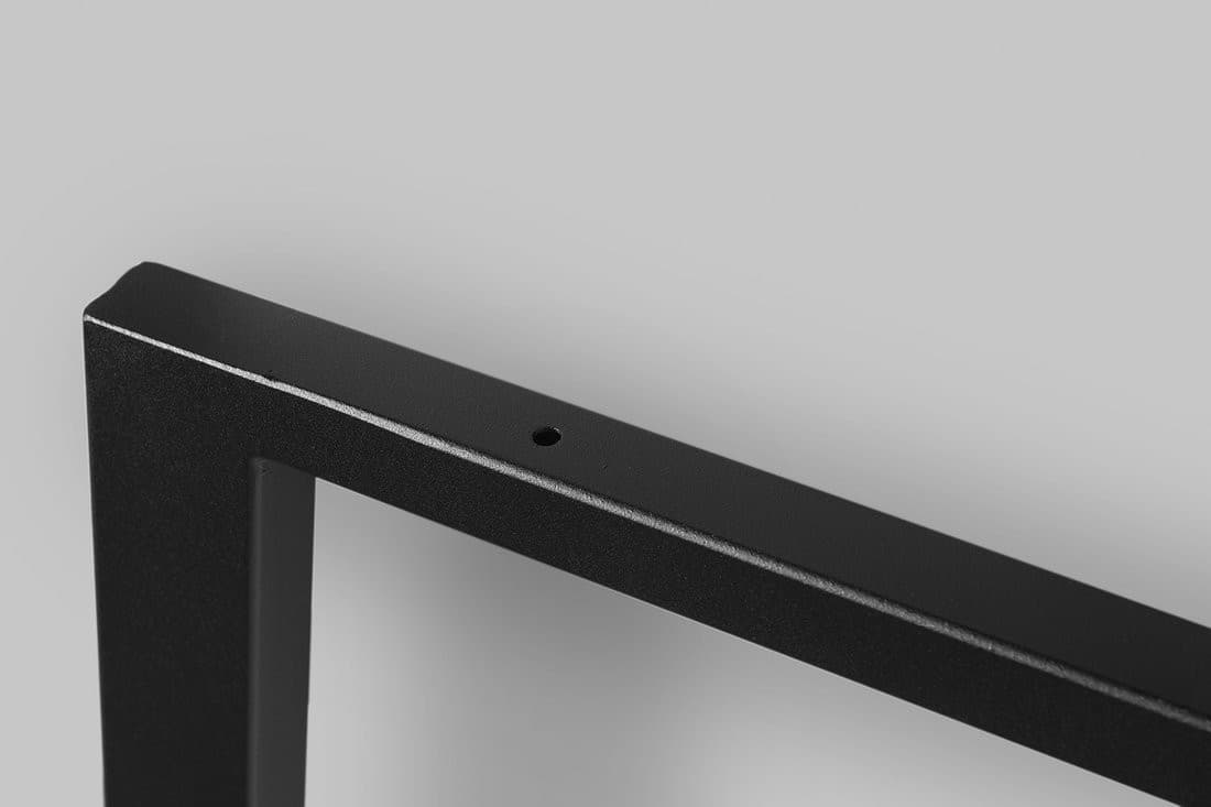 TWIGA stalowy wspornik 100x67 cm, czarny mat, 2 szt.