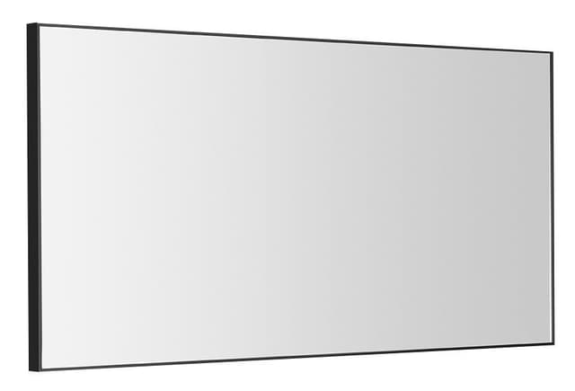 AROWANA lustro prostokątne w ramie czarny mat 1000x500mm
