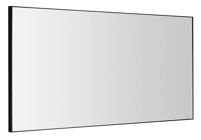 AROWANA Lustro prostokątne w ramie aluminiowej, 1200x600mm, czarny mat