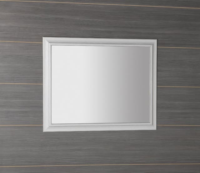 Lustro AMBIENTE w drewnianej ramie, 720x920 mm, starobiały