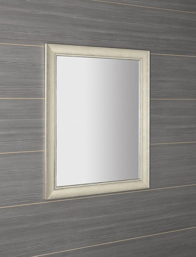 CORONA lustro prostokątne w drewnianej ramie 728x928mm, szampan