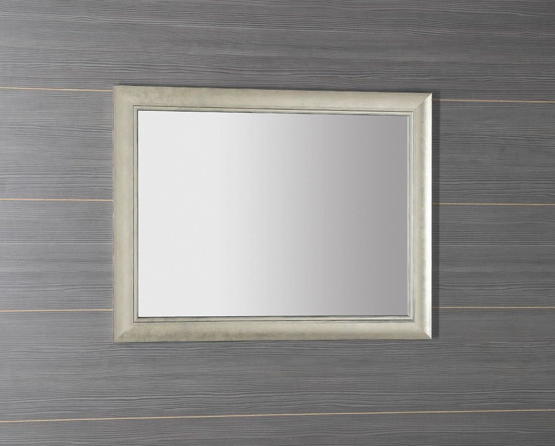 CORONA lustro prostokątne w drewnianej ramie 728x928mm, szampan