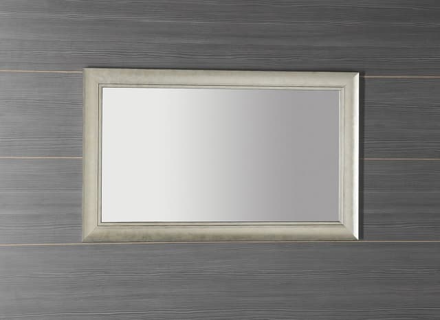 Lustro CORONA w drewnianej ramie, 628x1028 mm, kolor szampan