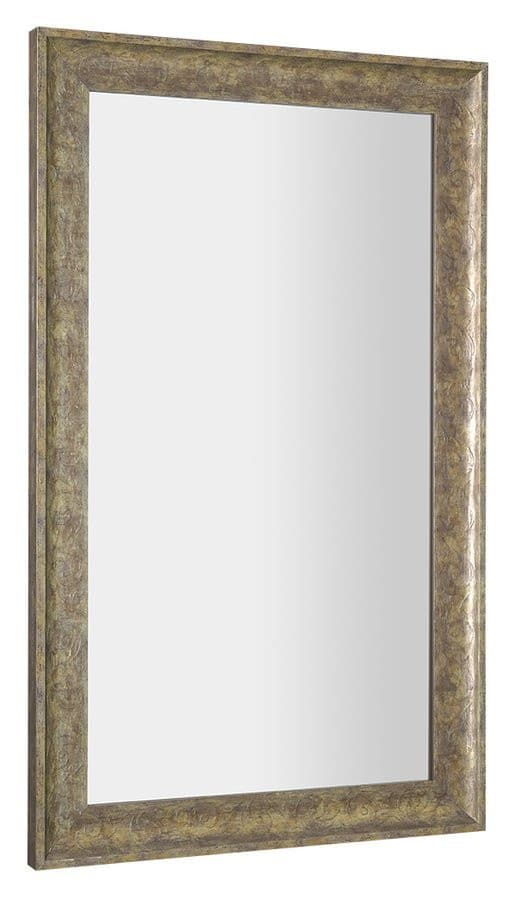 MANTILA lustro prostokątne w drewnianej ramie 760x1260mm, antyczne