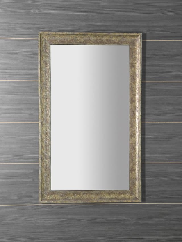 MANTILA lustro prostokątne w drewnianej ramie 760x1260mm, antyczne