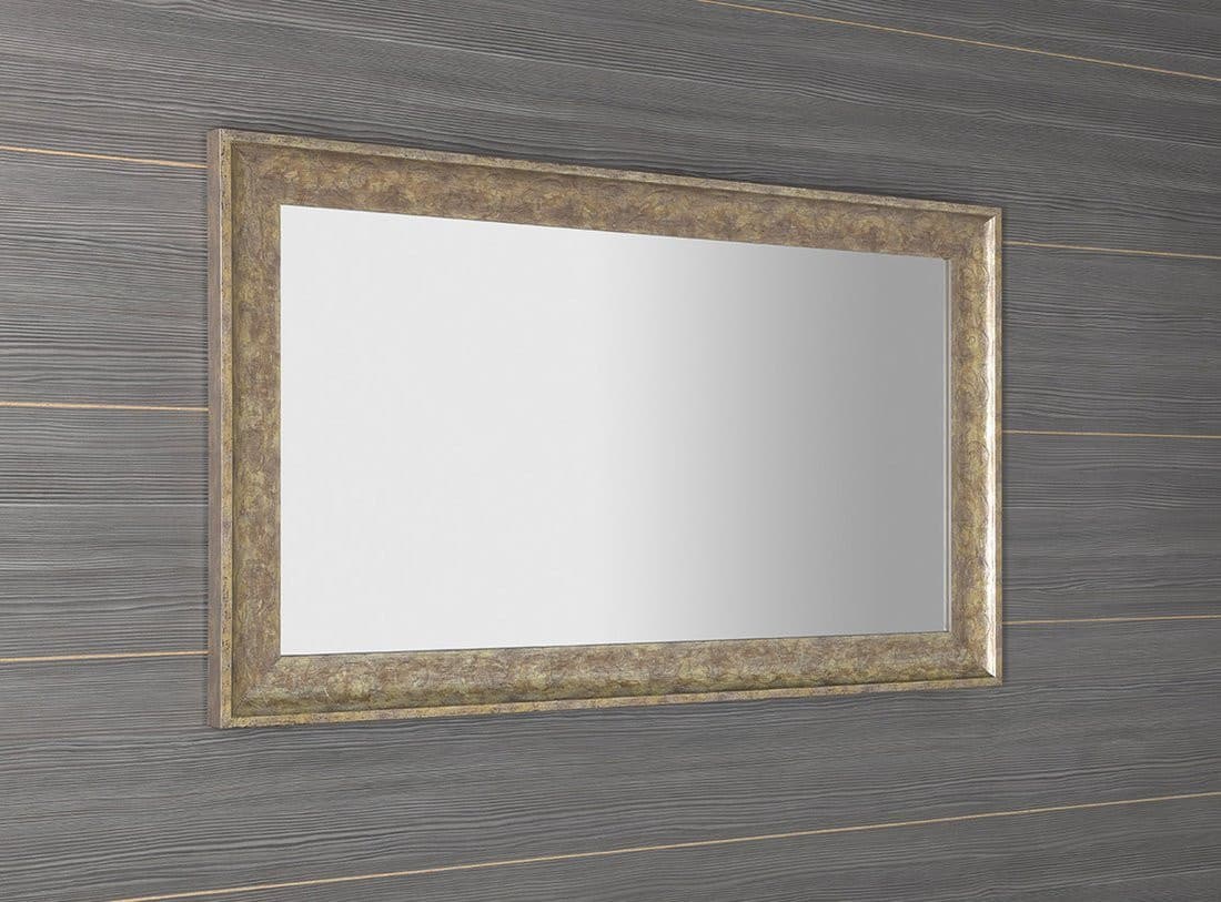 MANTILA lustro prostokątne w drewnianej ramie 760x1260mm, antyczne