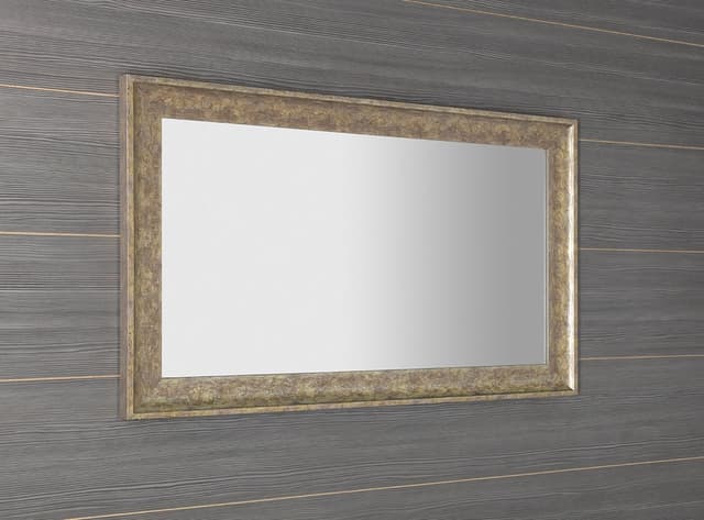 MANTILA lustro prostokątne w drewnianej ramie 760x1260mm, antyczne