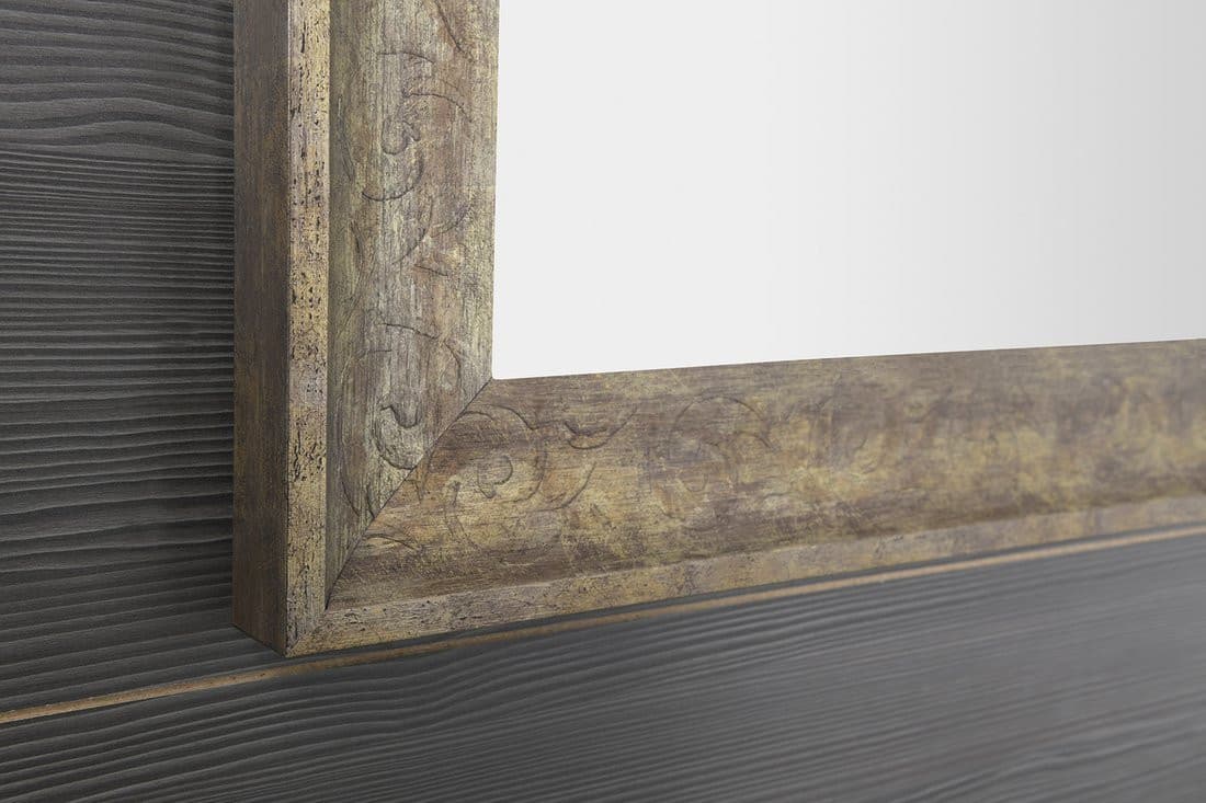 MANTILA lustro w ramie drewnianej 860x1560 mm, antyczne