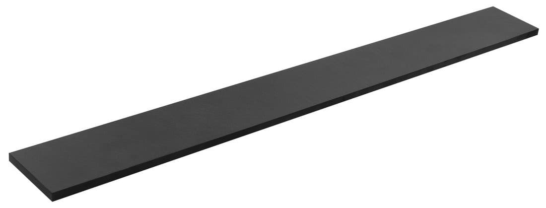 Półka kompozytowa kształt kanciaste 80x10cm czarny mat