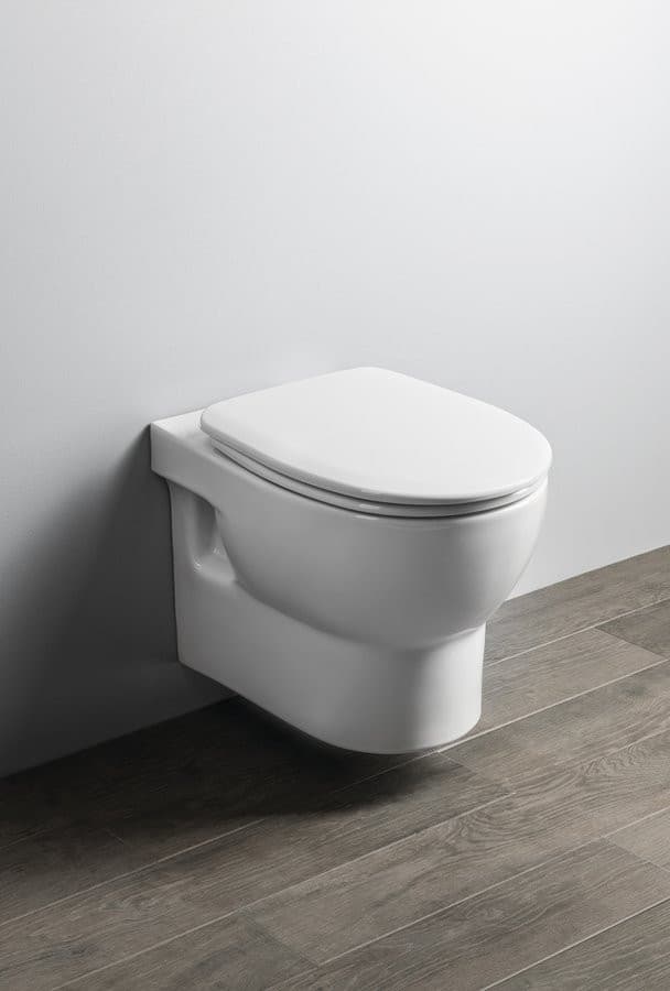 ABSOLUTE miska WC zawieszana Rimless, 35x50 cm, biała