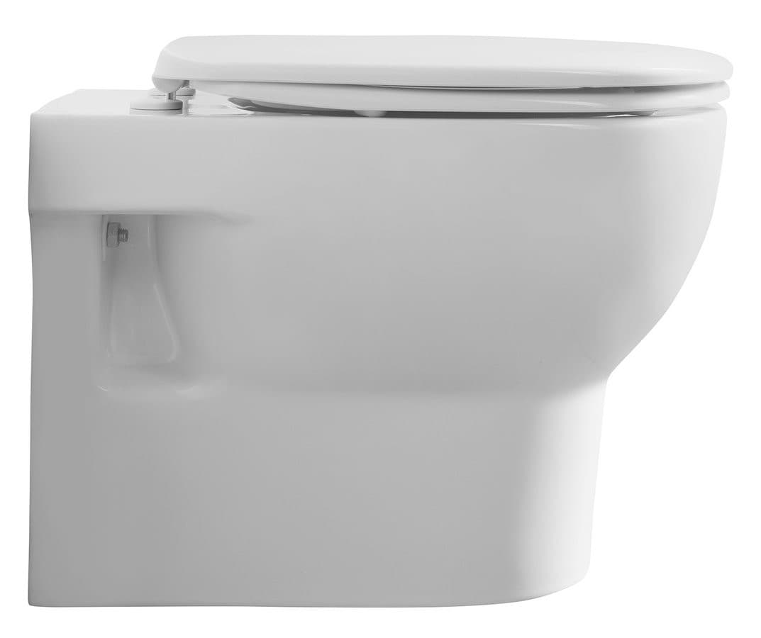 ABSOLUTE miska WC zawieszana Rimless, 35x50 cm, biała