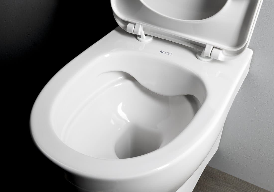 ABSOLUTE miska WC zawieszana Rimless, 35x50 cm, biała