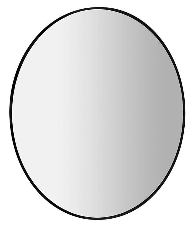 SHARON lustro podświetlane LED Ø 80 cm, matowe czarne