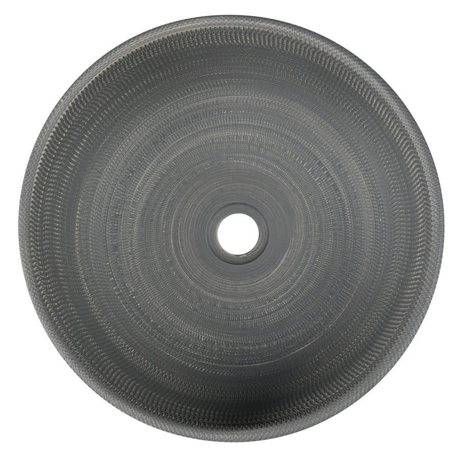 PRIORI umywalka ceramiczna nablatowa okrągła Ø 41 cm, szara z wzorem