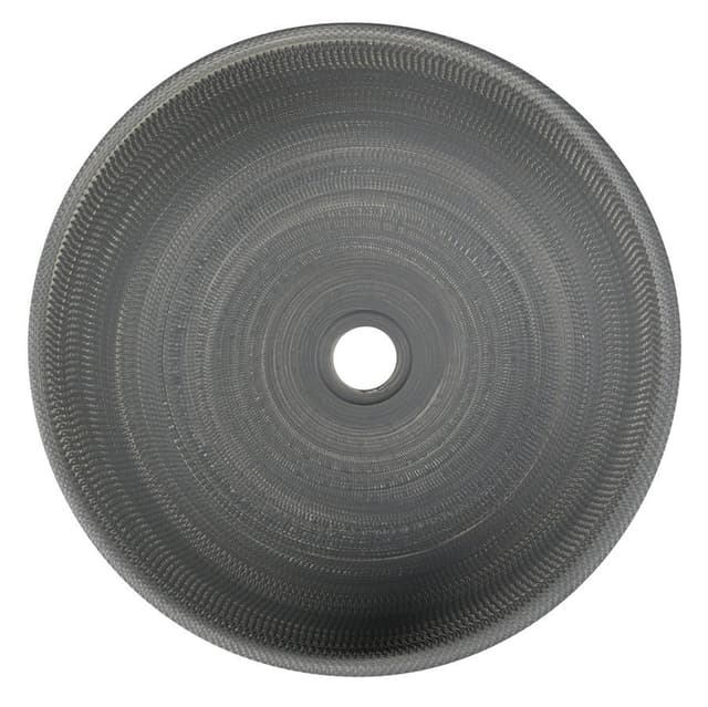 PRIORI umywalka ceramiczna nablatowa okrągła Ø 41 cm, szara z wzorem