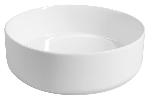 INFINITY ROUND umywalka ceramiczna nablatowa, okrągła Ø36cm, biała