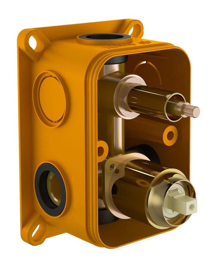 UNIVERSAL element podtynkowy do baterii, 2 wyjścia (112x159 mm)