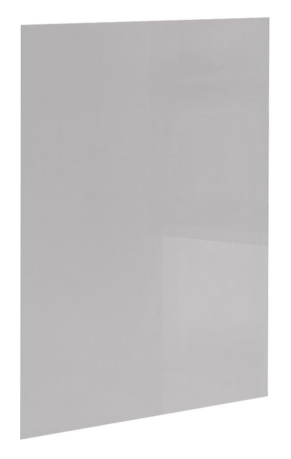 ARCHITEX hartowane szkło szare L 1000-1199mm, H 1800-2600mm z wykończeniem Antidrop