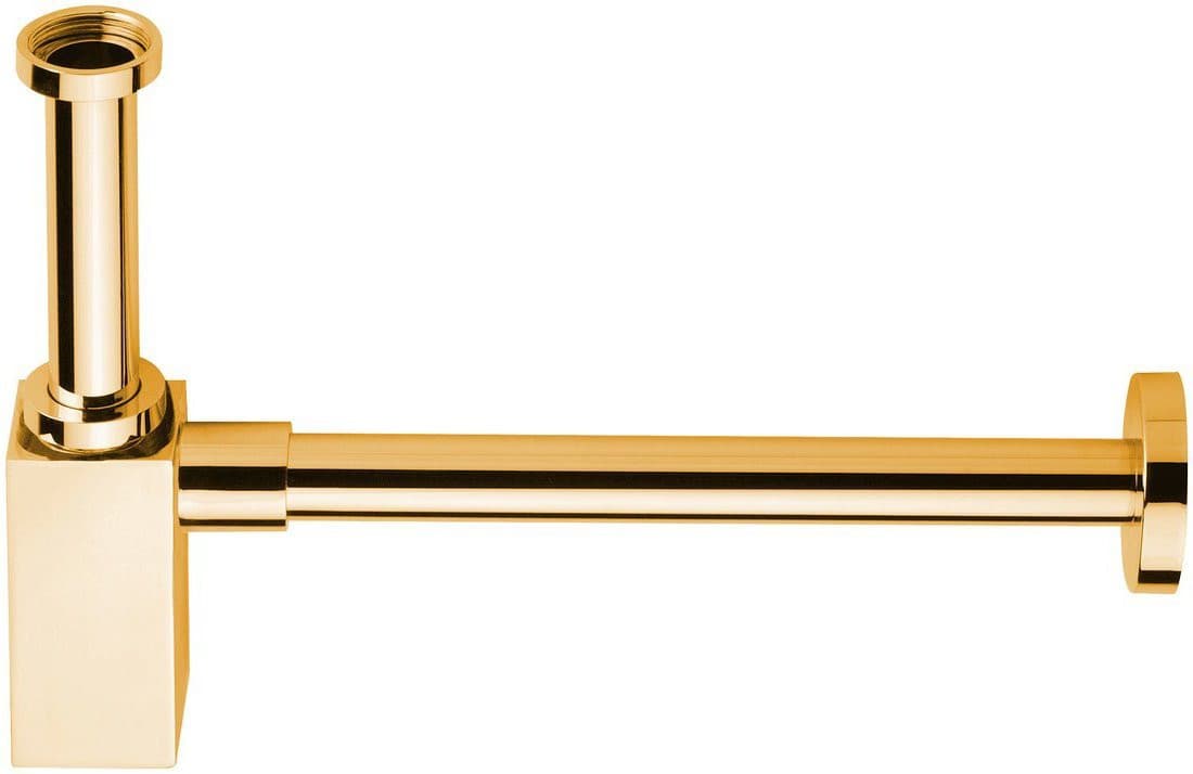 Syfon umywalkowy 5/4, odpływ 32 mm, złoto