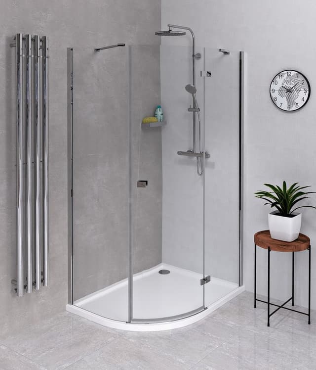 FORTIS półokrągła kabina prysznicowa 1000x900x2000mm, prawa