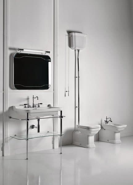 WALDORF-RETRO rurka zewnętrzna do spłuczki brązowa
