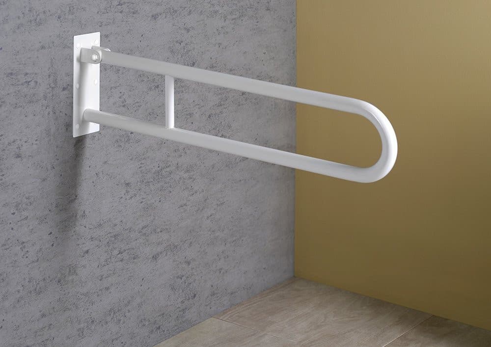 HANDICAP składana poręcz uchwyt 813mm, biały