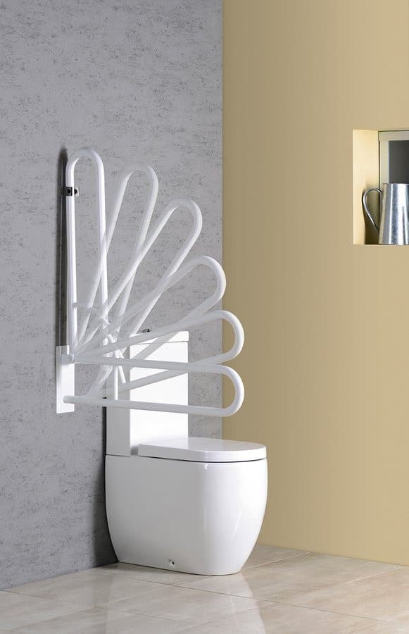 HANDICAP składana poręcz uchwyt 813mm, biały