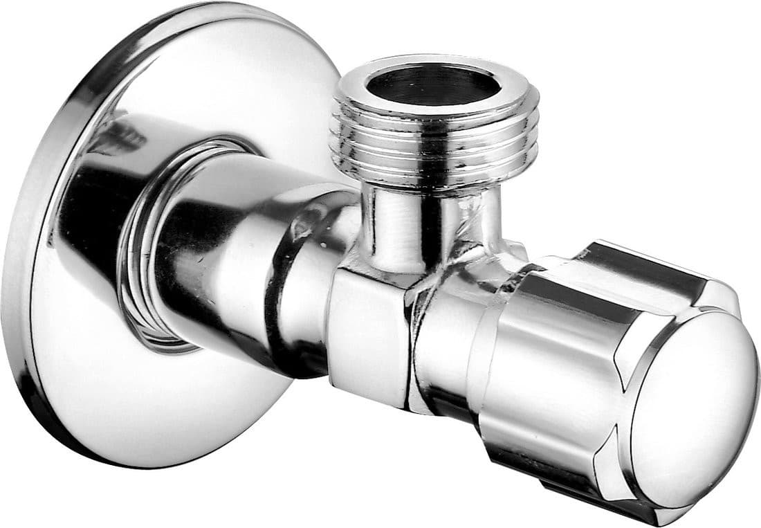 Zawór wrzecionowy narożny 1/2" x 3/8", chromowany