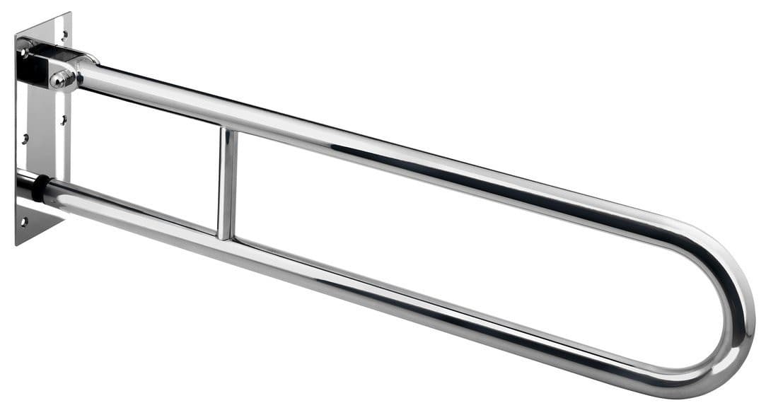 HANDICAP składana poręcz 813 mm, stal nierdzewna polerowana