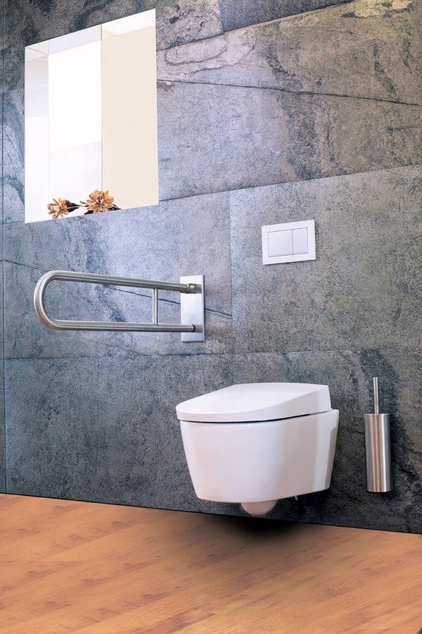 HANDICAP składana poręcz 813 mm, stal nierdzewna polerowana