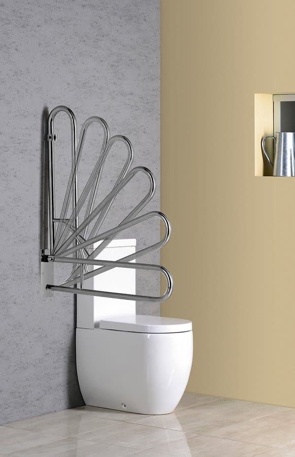 HANDICAP składana poręcz 813 mm, stal nierdzewna polerowana