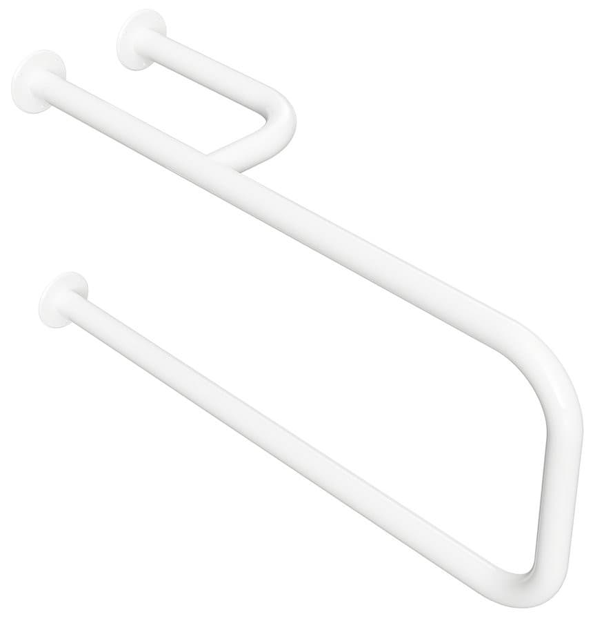 HANDICAP poręcz wspierająca prawa 760mm, stalowa biała