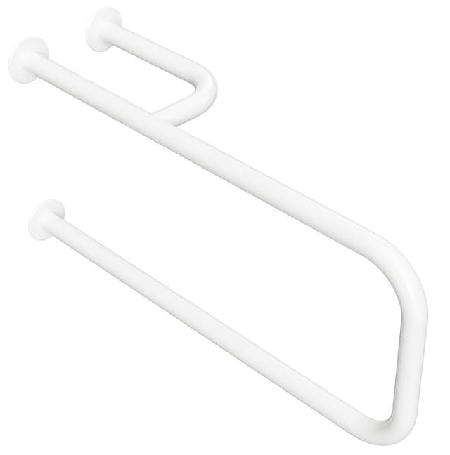 HANDICAP poręcz wspierająca prawa 760mm, stalowa biała