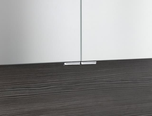 LUCIE szafka z lustrem z oświetleniem LED, 106x70x17 cm, biała