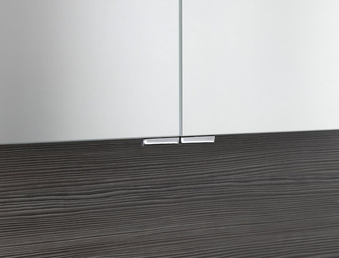 LUCIE szafka z lustrem LED, 126x70x17 cm, biała