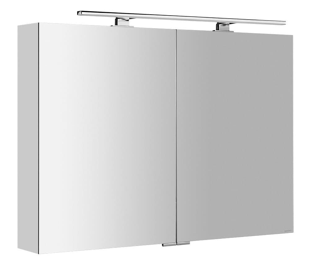 MIRRÓ szafka z lustrem i oświetleniem LED, 100x70x16 cm, biała