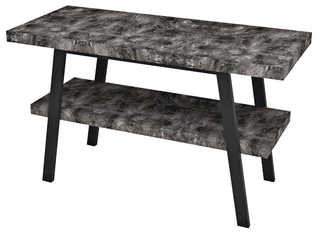 AVICE blat 110x39 cm, kamień łupany, czarny