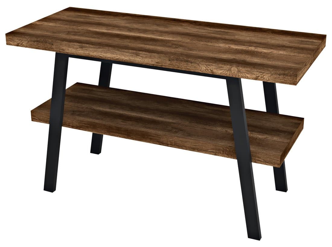 AVICE blat 110x39cm, laminat DTD/HPL, dąb ciemny