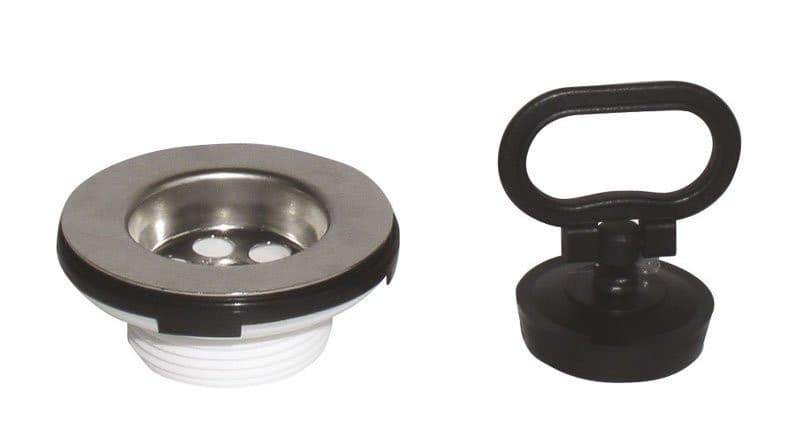 Sitko spustowe zlewozmywakowe 6/4", z korkiem z uchem