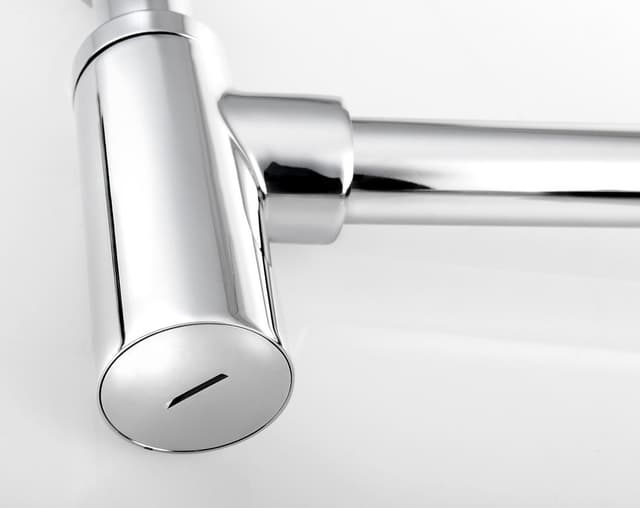 Syfon umywalkowy 5/4" z odpływem 32 mm, okrągły, chromowany