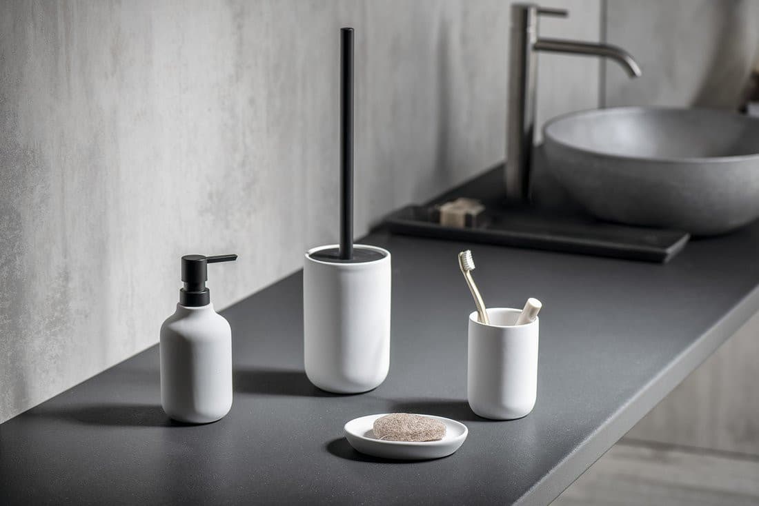 CHLOÉ dozownik do mydła ceramiczny, biały matowy