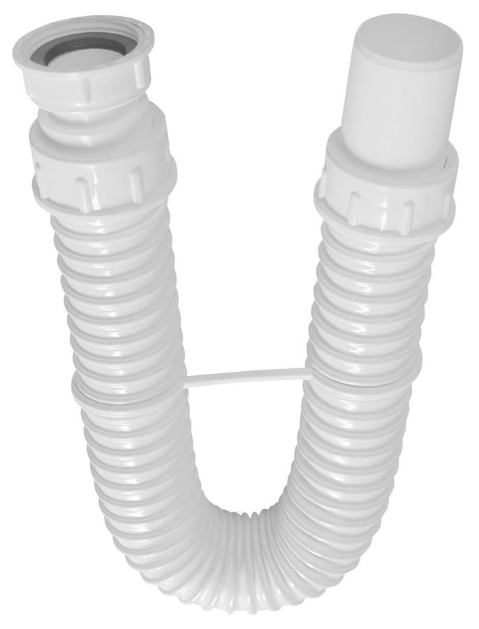 FLEXY syfon umywalkowy elastyczny 5/4, DN40, biały