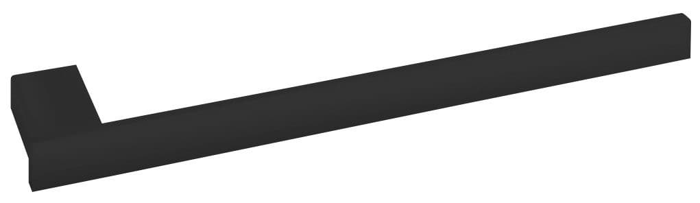 BELLA wieszak na ręcznik 400x25x70mm, czarny mat