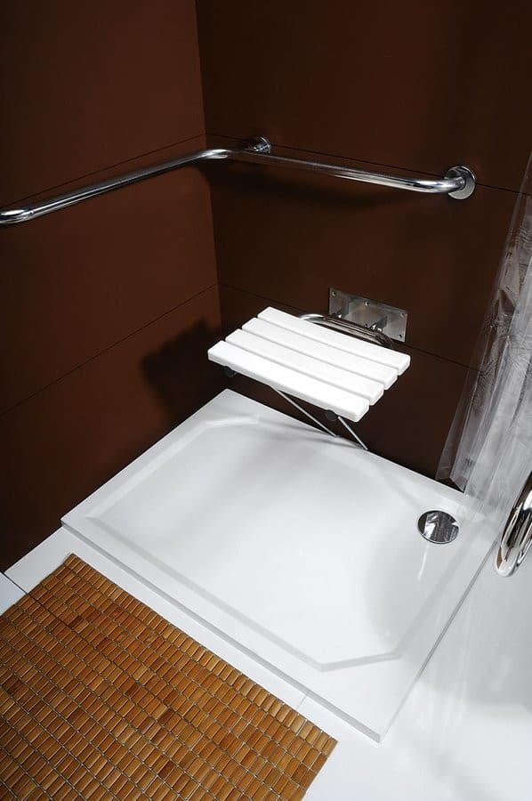 HANDICAP poręcz prysznicowa 670x670mm, biała