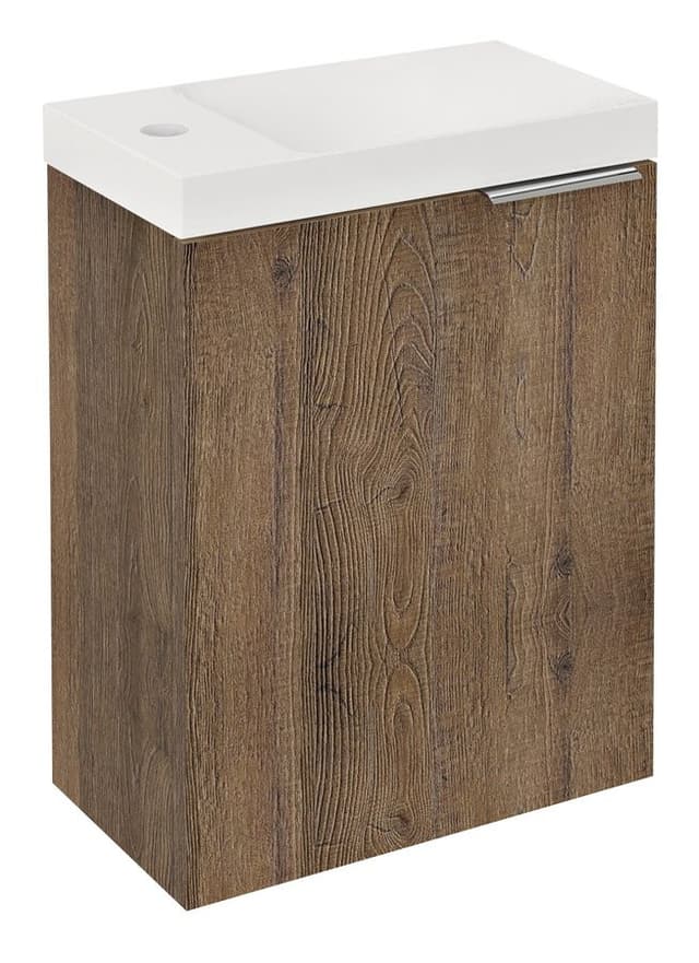 LATUS X szafka umywalkowa 39,4x50x22cm w dekorze dąb Sherwood